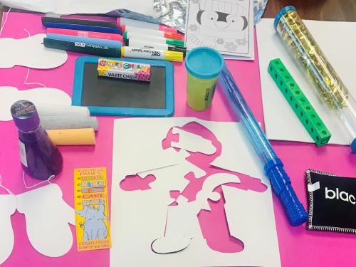 Preschool activity kit supplies