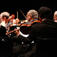 Orchestra performing