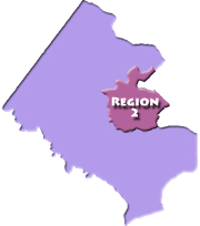 Human Services Region 2 Map