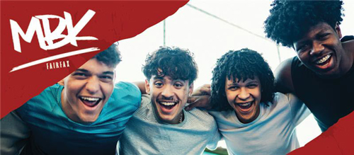 Young men arm-in-arm and smiling with the MBK logo overlaid.