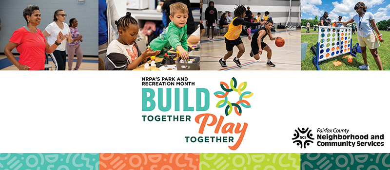 banner for park and recreation month (decorative)