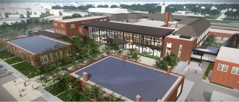 Rendering of OMVHS renovations