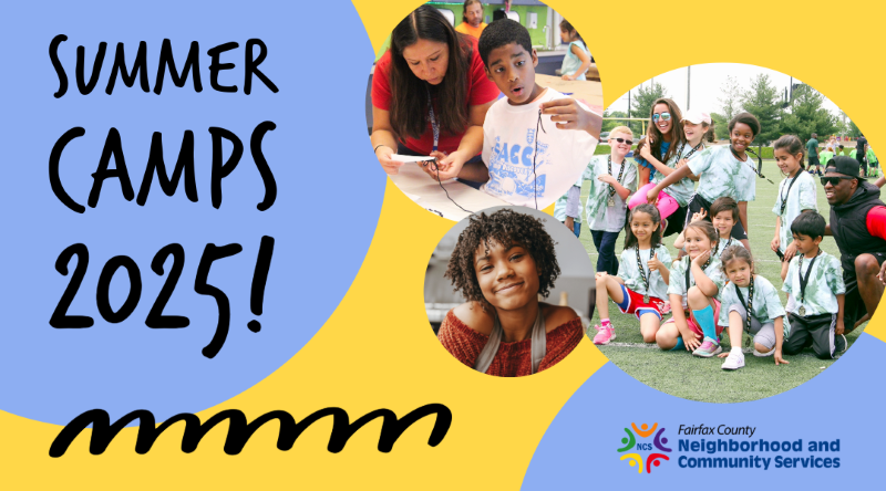 Decorative Graphic for NCS Summer Camps 2025