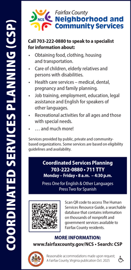 Thumbnail image of a Coordinated Services Planning information card that can be downloaded from the list of links on the page.