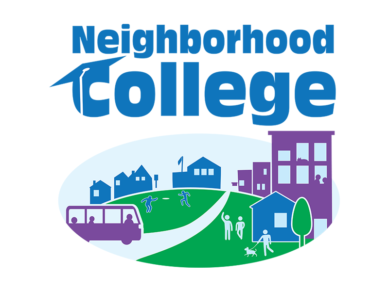 The words Neighborhood College.
