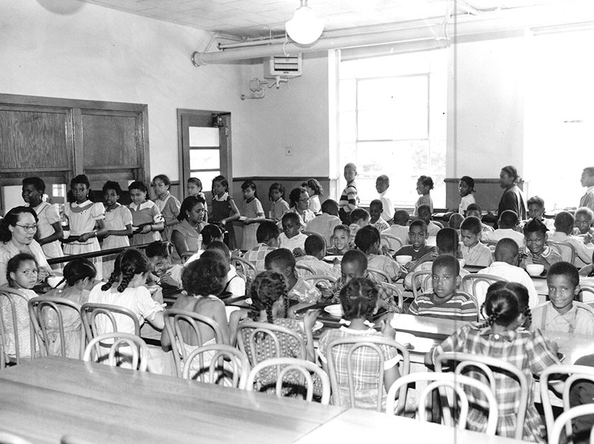 An old schoolroom in 1953