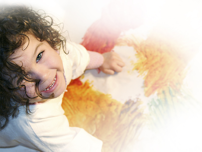 girl painting