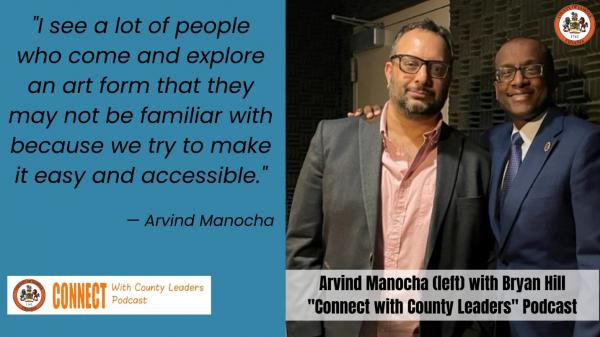 "I see a lot of people who come and explore an art form that they may not be familiar with because we try to make it easy and accessible." -Arvind Manocha