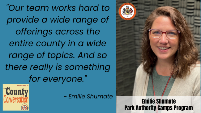 "Our team works hard to provide a wide range of offerings across the entire county in a wide range of topics. And so there really is something for everyone." - Emilie Shumate