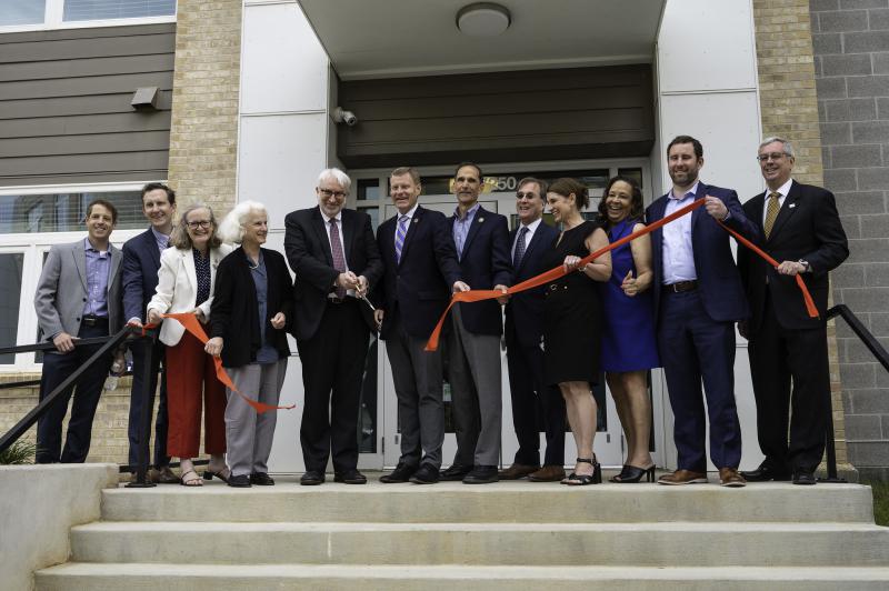 The county and partners celebrated the grand opening of the Residences at North Hill on June 14, 2023.