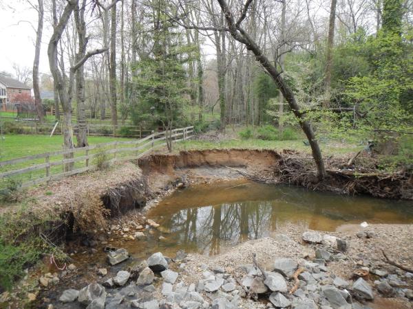 Stream Restoration Before Picture