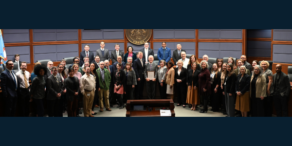 Group Picture of 50th Anniversary 1975 Comprehensive Plan