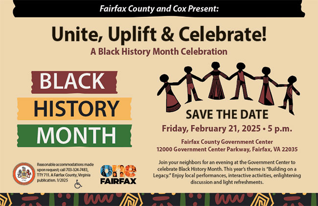 Black History Month 2025 Celebration Flyer