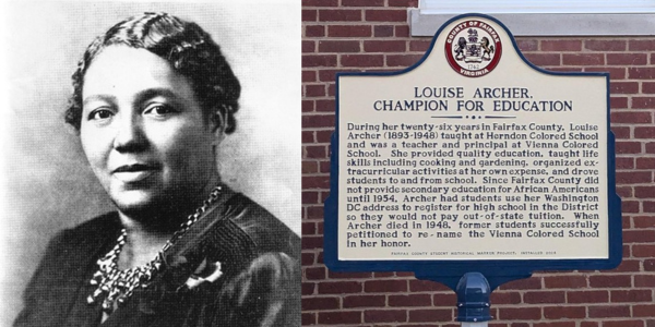 Louise Archer Marker Louise Archer Historical Marker