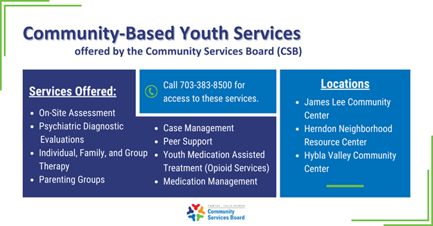 Youth Services Provided by the CSB
