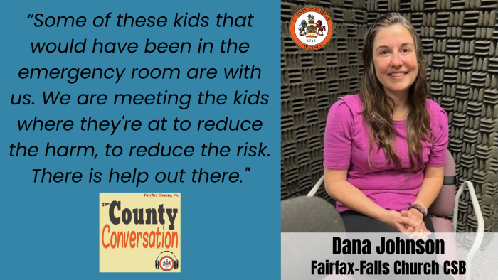 "Some of these kids that would have been in the emergency room are with us. We are meeting the kids where they're at to reduce the harm, to reduce the risk. There is help out there. - Dana Johnson