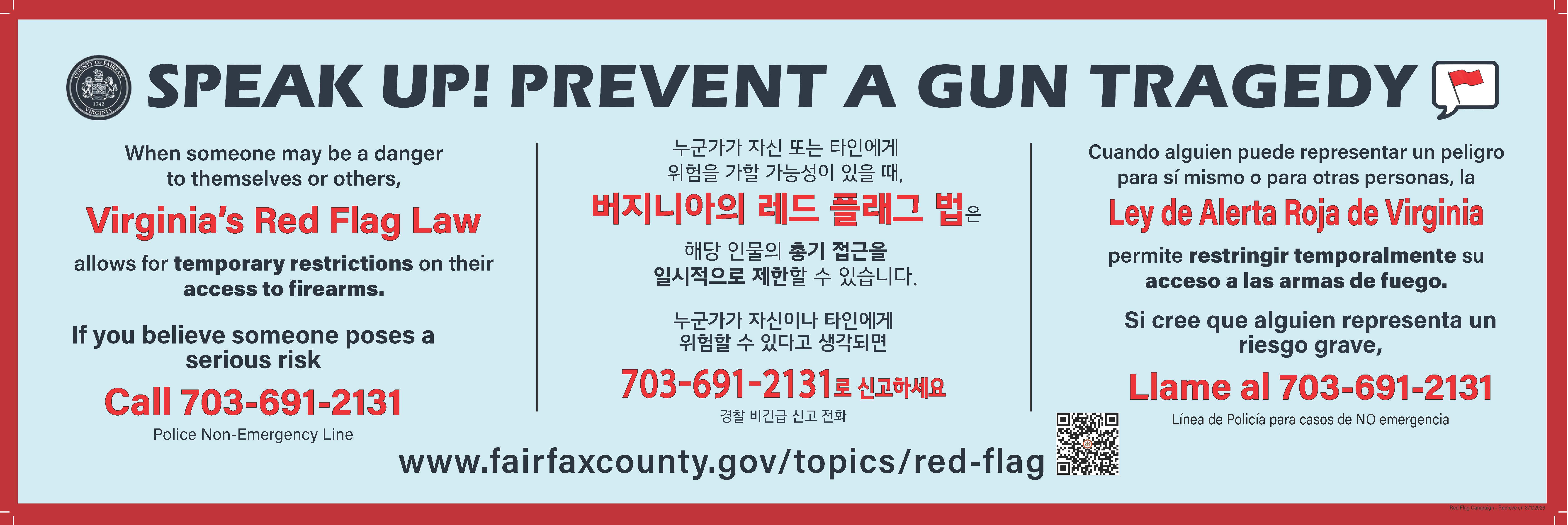 Red Flag Law bus card