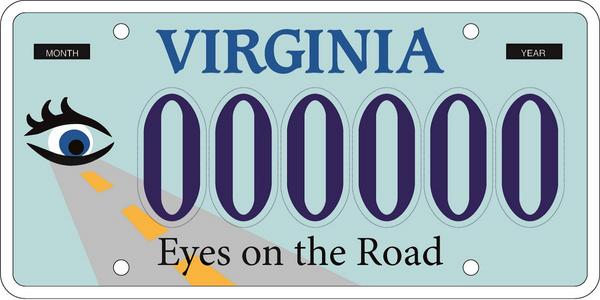 sample license plate
