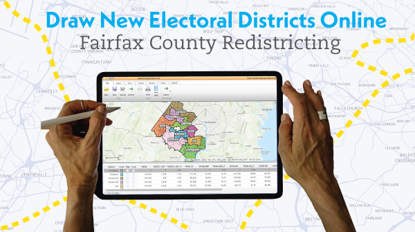 Draw new electoral districts online. Fairfax County redistricting.