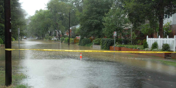 flooding on fairfax county road