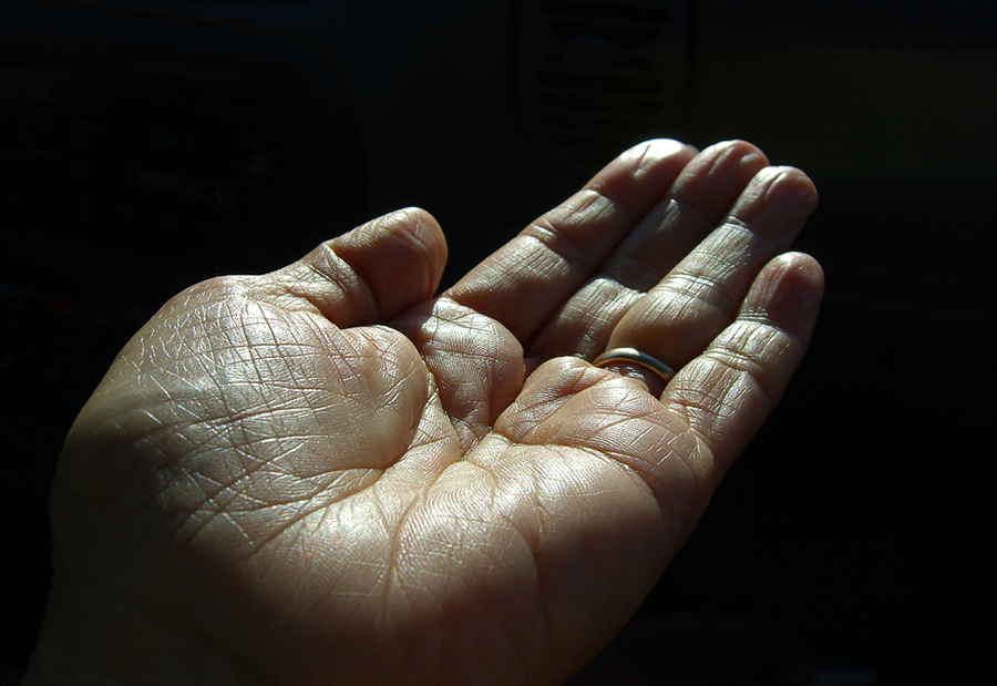outstretched hand outstretched hand