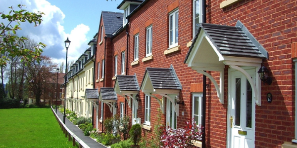 row of connected homes row of connected homes