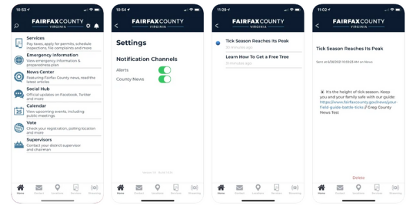 4 screenshots of mobile app, displaying features and options 4 screenshots of mobile app, displaying features and options