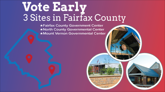 Vote Early: 3 Sites in Fairfax County