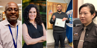 Immigrant Heritage Month images of county staff