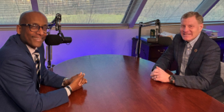 County Executive Bryan Hill with Chairman Jeffrey C. McKay