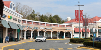 Commercial strip mall