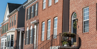 row of homes in Fairfax County