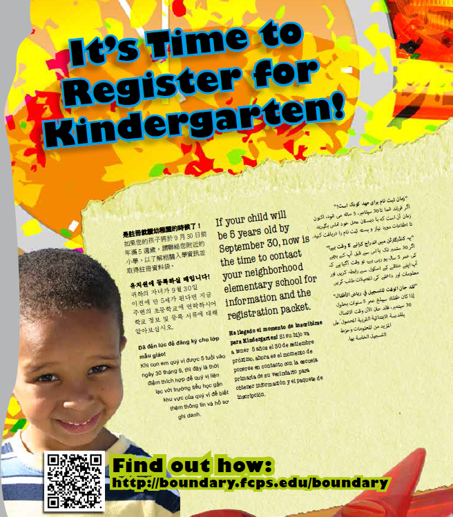it's time to register for kindergarten