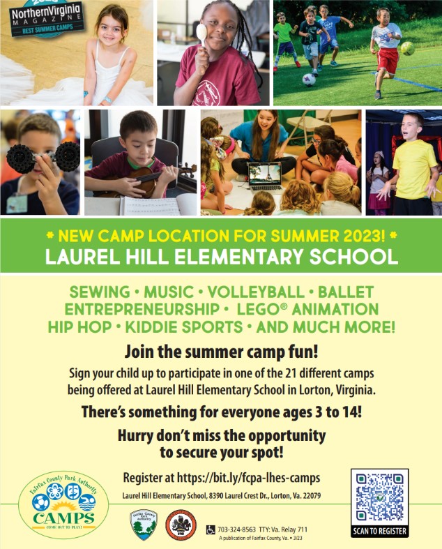 Park Authority Adds New Summer Camp Location in Lorton Park Authority