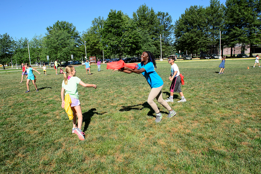Picture of children playing in a field