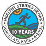 Healthy Strides 5K/10K 10-Year Anniversary Medal