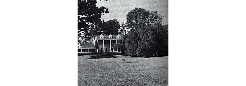 Oak Hill house around 1940