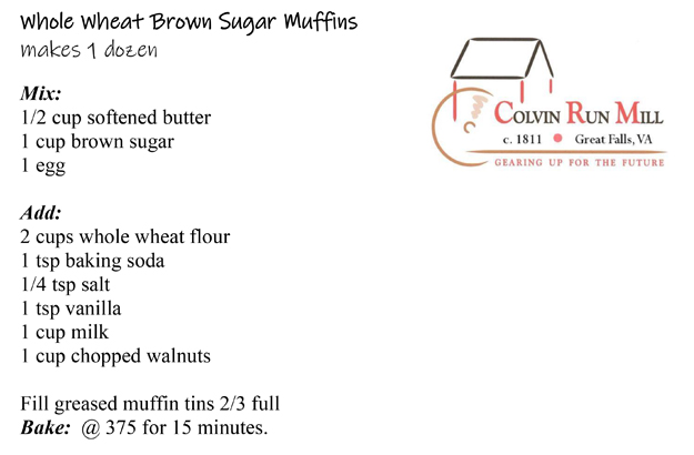 Colvin Run Mill Recipes Park Authority