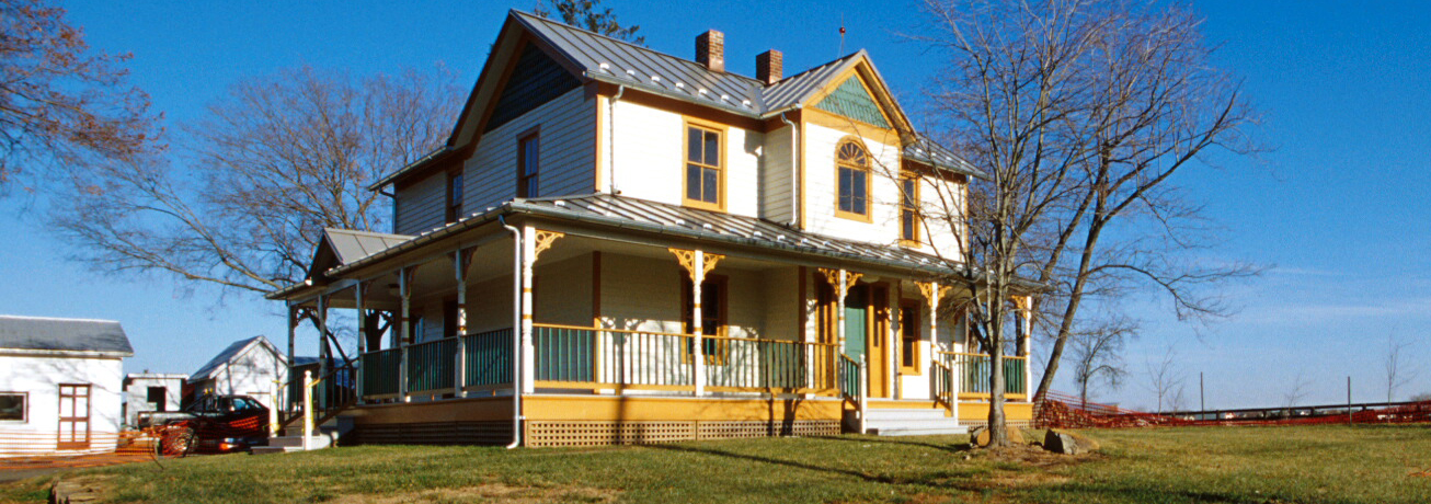 The farmhouse at Frying Pan