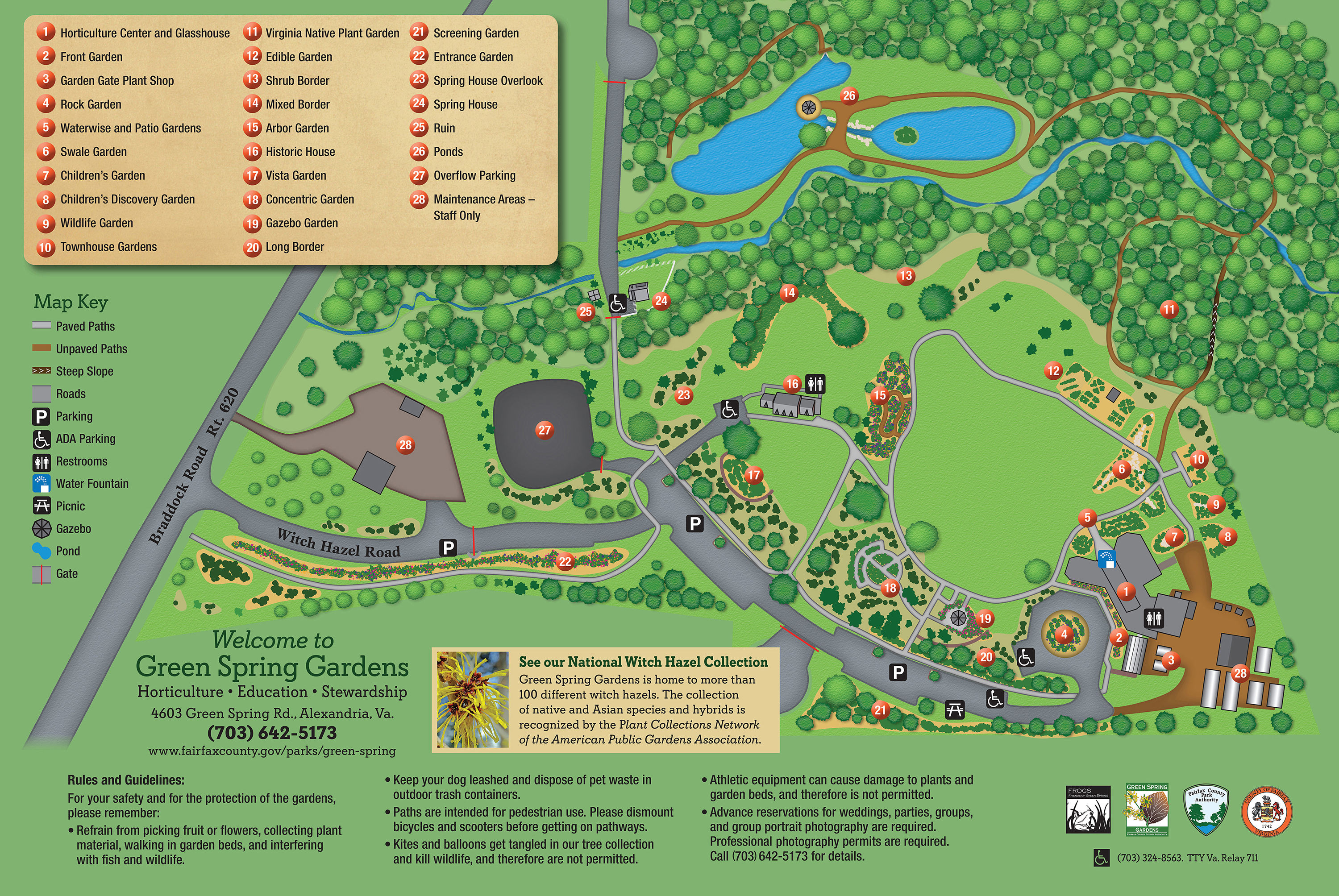 Green Spring Gardens Rental Facilities Park Authority