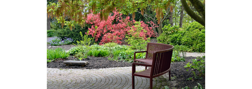 Green Spring's concentric garden