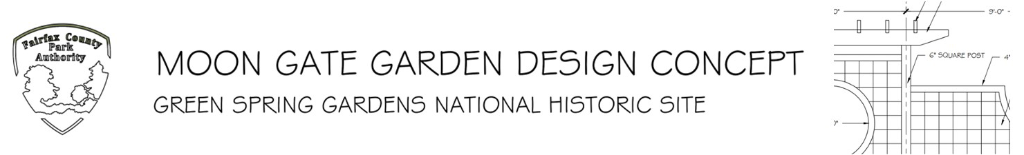 Moon Gate Garden Hero Image Design Concept with FCPA logo