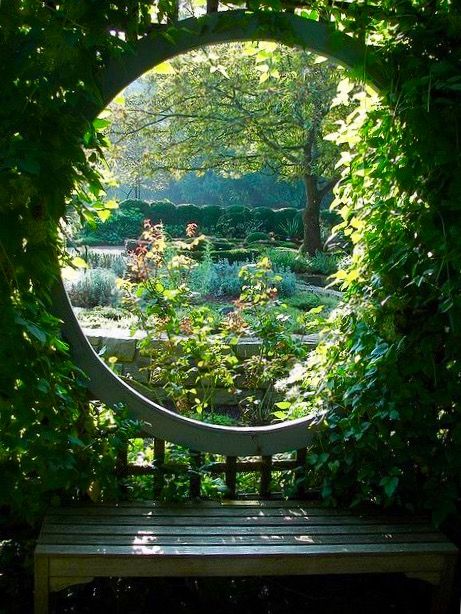 Moon Gate Garden Trellis