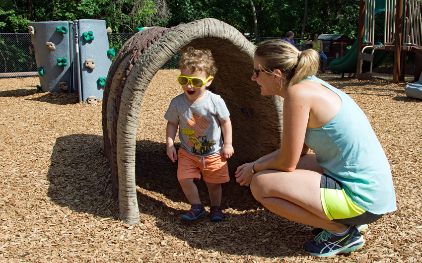 Hidden Pond's playground for children