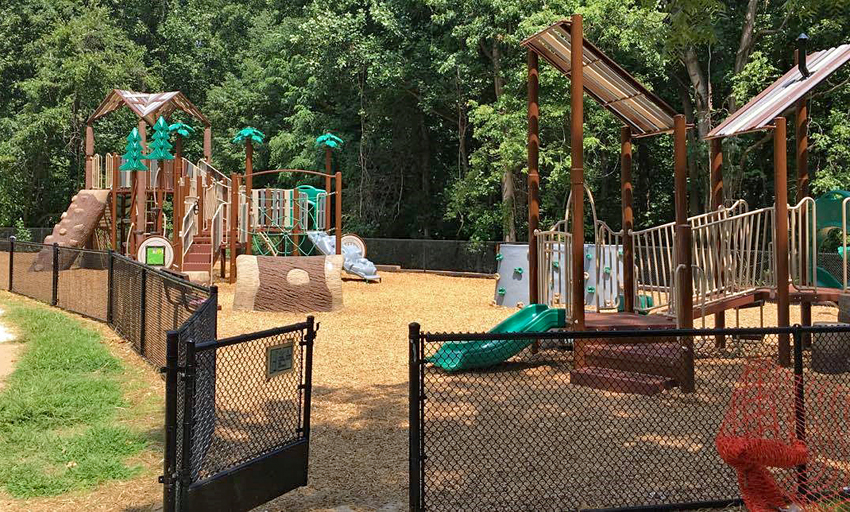 Hidden Pond's playground for children