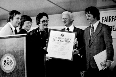 Signing ceremony for Legacy of Parks land transfer