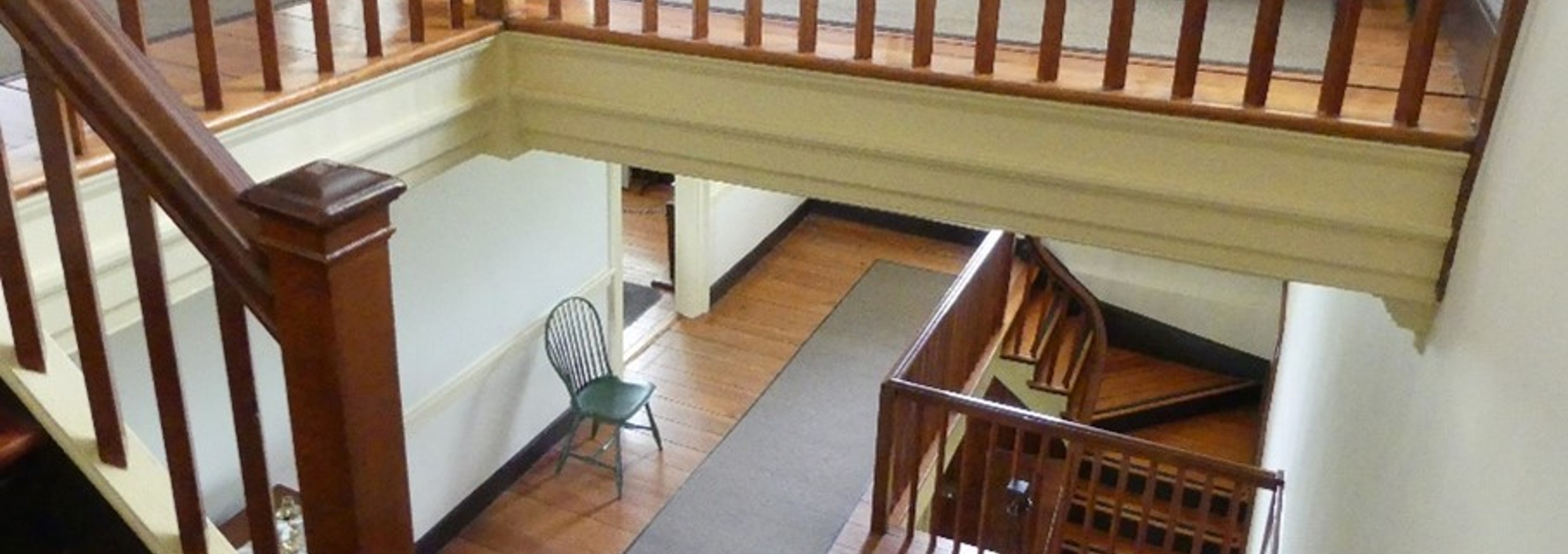 interior shot of stairs at Sully