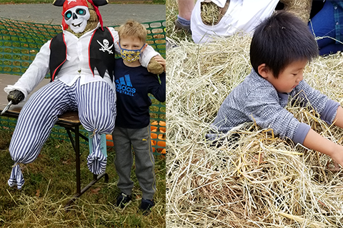 making a scarecrow