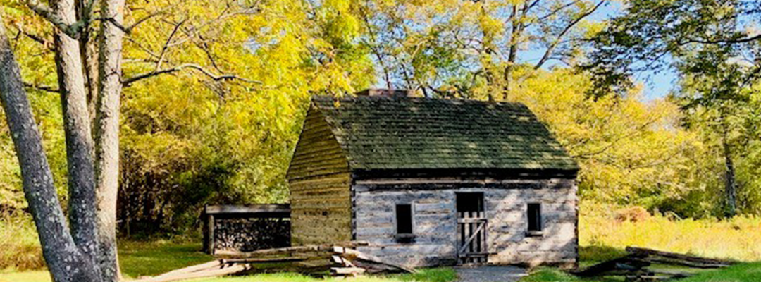 Image of sully historic house in fall