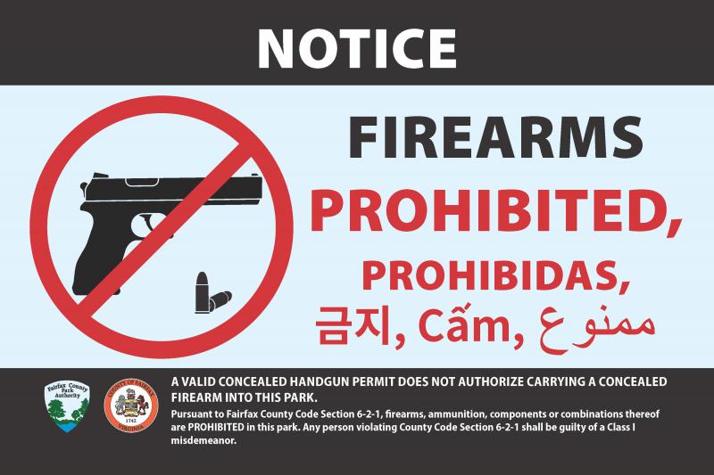 Firearms Prohibited